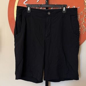 Men's Lululemon Black stretch Shorts size 36